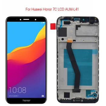 LCD Ekrano ir huawei Y6 Premjero 2018 aum-L41 Aum-L41 ATU LX1 / L21 Už Huawei 7A Pro AUM-29 Jutiklinis Ekranas skaitmeninis keitiklis Asamblėja