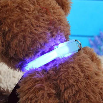 LED Šunų Antkaklis Mirksi Tamsoje, Apšvietimo, Saugos LED naminių Gyvūnėlių Apykaklės Pločio Šviesos Pet products