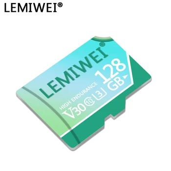 LEMIWEI Atminties Kortele 128 GB 64GB V30 Didelės Spartos 10 Klasė U3 TF Flash Kortelė 32 GB 16GB Tablet PC, Smartphone