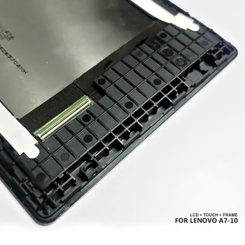 Lenovo Tab 2 A7-10 A7-10F A7-20 A7-20 LCD Ekranas Jutiklinis Ekranas Stiklas, Jutiklis komplektuojami su Rėmo atsarginės Dalys