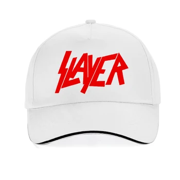Mados Prekės ženklo Spausdinimas Slayer Sunkiųjų Metalų Thrash Roko Grupė Beisbolo kepuraitę Vasaros reguliuojamas Metalo Grupė skrybėlės Unisex snapback skrybėlę