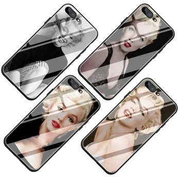Marilyn Monroe Grūdintas Stiklas Telefono Dangtelį Atveju iPhone, SE 2020 m., 5 5s 6 6s Plius 7 8 Plus X XR XS 11 Pro Max