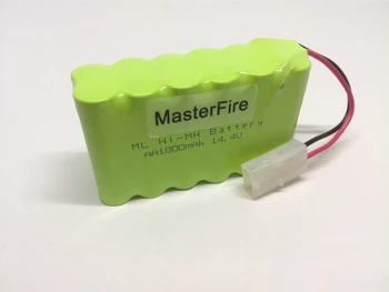 MasterFire 2Pack/daug Naujų 14,4 V AA 1800mAh, NI-MH Akumuliatorius NiMH Baterijų blokas su kištuku