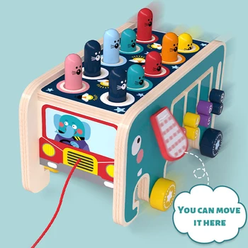 Montessori Ankstyvos Vaikystės Žaislai Daugiafunkcinis Derinys Žaidimas Vaikų Žvalgybos Gopher Žaidimas Žaislas