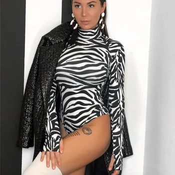 Moteriški Tvarstis Zebra Viršuje Tees Vasaros Ponios Sexy Rankovių Seksualus Naujų Vest Slim tankų regata feminina