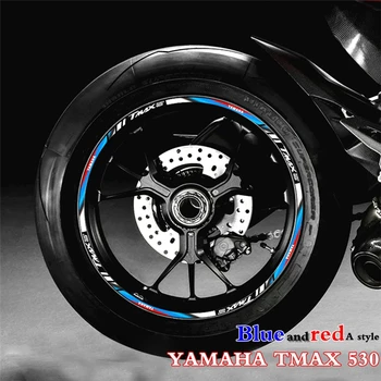 Naujas Atspindintis Vandeniui Lipdukas, skirtas Yamaha TMAX530 Modifikuotų Dekoruoti Rato Stebulė Žiedas Plieno Motociklo Žiedas