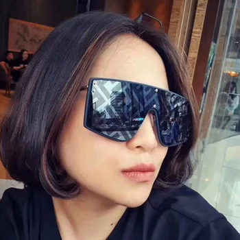 Naujas atvykimo 2020 futuristinis akiniai nuo saulės moterims, vyrams, stačiakampio mados fendii negabaritinių akiniai nuo saulės festivalis oculos de sol feminino