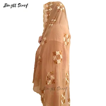 Naujas atvykimo foulard femme africaine , Musulmonas, moteriški šalikai, skaros su religinius požymius，200*100cm BF-032