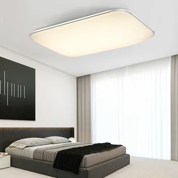 NAUJOS, Modernios LED Lubų Šviesos 2.4 G RF Nuotolinio Grupės Kontroliuojamų Pritemdomi Spalva Keičiasi Lempa Svetainės, Miegamojo AC90-265v