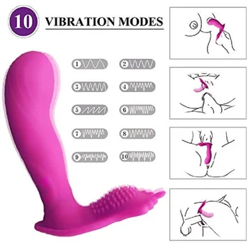 Nešiojami Vibracija Lazdelė, USB Įkrovimo Nematoma Silikono Klitorio Makšties Massager Moterų Žaislai Suaugusių G-taško Stimuliatorius