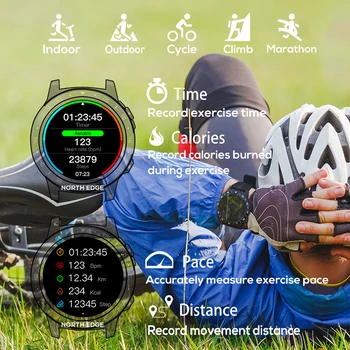 Northedge GPS Smart Žiūrėti Veikia Sporto GPS Žiūrėti 