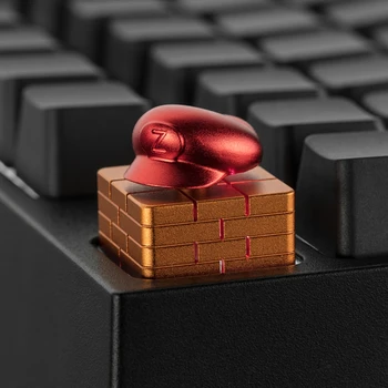 Pagrindiniai bžūp mechaninė klaviatūra keycap asmenybės dizaino,Kūrybos sukasi keycap Cherry MX ašis aliuminio lydinio keycaps,M17
