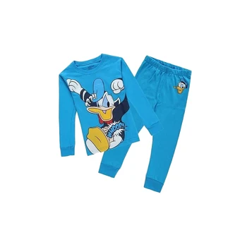 Pavasarį, Rudenį Daisy Duck Vaikų, Mergaičių, Kūdikių Drabužiai Grynos Medvilnės Pižama Ilgas Rankovėmis Cartoon Vaikų Sleepwear