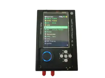 PORTAPACK H2 + HACKRF VIENAS SDR Radijas su Sumaištį Firmware + 0.5 ppm TCXO GPS + 3.2 colių Jutiklinis LCD ekranas + 1500mAh Baterija + Metalinis Atveju