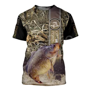 Tessffel Naujas Mados Gyvūnų Meno Marlin Bass Medžioklės, Žvejybos Medžiotojas Camo Fisher 3DPrint Unisex marškinėliai trumpomis rankovėmis Vyrams/Moterims, s-1