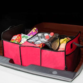 Universalus Automobilių Saugojimo Organizatorius Kamieno Išardomi Žaislas Maisto Vežimėlio Krepšys Sunkvežimių Krovinių Konteineryje Maiše Box Black Automobilių Sukrovimas Valymas