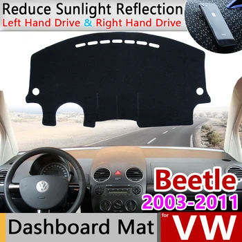 Volkswagen VW New Beetle 2003-2011 M. Vabalas A5 neslystantis prietaisų Skydelio Kilimėlis Padengti Trinkelėmis skėtį nuo saulės Dashmat Kilimų Priedai 2006 2008