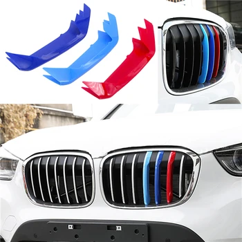 X serijos Priekinių Grotelių Apdaila Sporto Juostelėmis Dangtelis Įjungimo Veiklos Lipdukai BMW X5 E70 