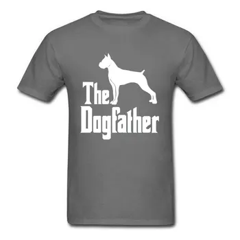 Į Dogfather Tėtis T-shirts Krikštatėvis Puggy Corgi Šuo Kontūro Tshirts Motinos Dieną Šukuotinės Medvilnės Marškinėliai vyriški Normalus Tee Marškinėliai