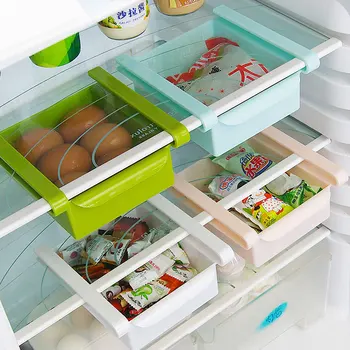 Šaldytuvas Talpinimo Ištraukiamas Stalčius Tipas Šaldytuvas Bako Dėžutės Maisto Produktų, Vaisių Organizatorius Dėžes, Virtuvė Talpykla