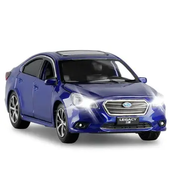 1:32 Aukštos Modeliavimas Subaru Atsidarančios Durelės Su Garso Ir Šviesos Žaislas Lydinio Automobilio Modelį Vaikams Dovanos V409