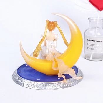 12,5 cm Animacinių filmų Sailor Moon Veiksmų Skaičiai Mėnulio Galia Pvc Modelis Anime Kolekcija Rinkinys Dovanų Žaislų 1Pcs veiksmų skaičius, modelį, dovana, žaislai