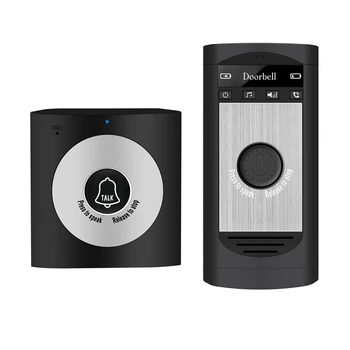 2.4 G Bevielio Ryšio Doorbell Namų Belaidžio Balso Domofonas Doorbell Vandeniui Belaidžio Ryšio Doorbell Parama Dvikrypčio Inte