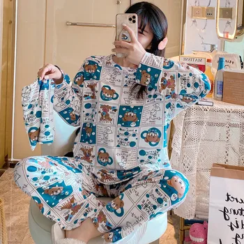 2020 Japonų anime stiliaus doraemon yra mielas pajama nustatyti moterų namų laisvalaikio izoliaciją, namas Kawaii mergaičių atsitiktinis pižama