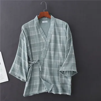 2020 m. Vyrų ir Moterų Medvilnės Pižama Plius Dydis Prarasti Chalatai Kimono Pijama Sleepwear Pora Moterų, Pižamos Namų Kostiumas