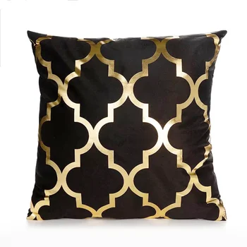2020 naujas juodojo aukso high-end pagalvė tinka namų apdailos pagalvėlė sofos pagalvėlės, pagalvės, 45*45cm