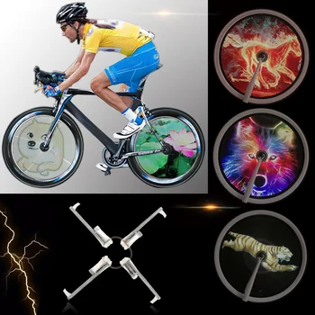 256/416pcs RGB LED Smart Ciklo Bike Bicycle Light Spalvinga Varantys Kalbėjo Šviesos Programuojamas 