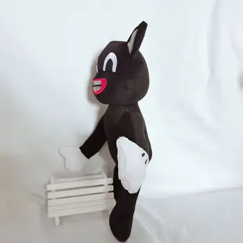 25cm Juoda Animaciją Kačių Pliušinis Žaislas Anime Black Animaciją Kačių Įdaryti Lėlės Juguetes Legendų Siaubo Peluches Žaislai Vaikams Dovanų