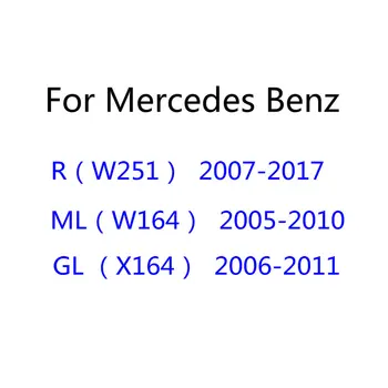 2X Automobilio Led Durų Sveiki atvykę Šviesos Projektorius Logotipas Vaiduoklis šešėlis Mercedes Benz W251 R Klasės R320 R400 R350 2007-2017 m. m. 2010 m.