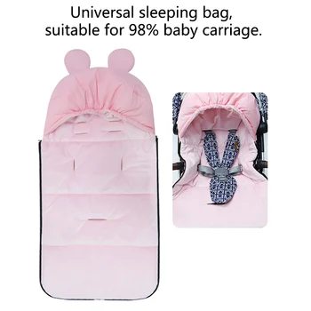 3 1. Žiemos Universalus Kūdikių miegmaišiai Vandeniui Footmuff Sleepsacks Naujagimių Koja Padengti Lizdą Vežimėlis Priedų