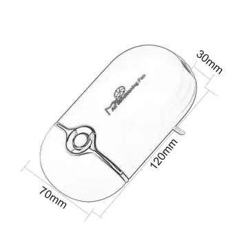 3 Spalvos Ventiliatorius Nešiojamas Mini USB Ventiliatorius Blakstienų Džiovintuvas, Ventiliatorius Quick Dry Klijai Netikrą Akių Išplėtimas Blakstienų Tušas Džiovintuvas Makiažas Įrankiai