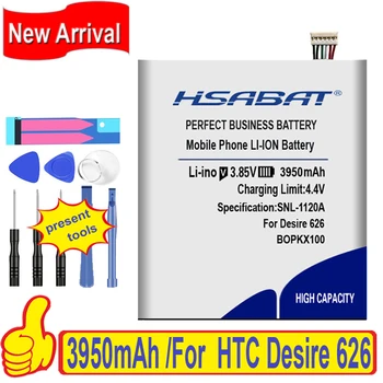 3950mAh HSABAT B0PKX100 BOPKX100 Pakeitimo Baterija HTC Desire 626 D626W D626T 626G 626S D262W D262D A32