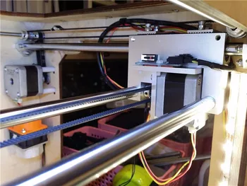 3D spausdintuvo dalys, Aliumininiai X ašies metalo Ekstruderiu Vežimo Y ašies vežimo rinkinys CTC Skirstytuvas Flashforge Atnaujinti 8MM veleno