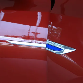 4pcsCar Optikos Dėl Kia Picanto Rytą 2017-Pateikti Automobilių Pusėje Lapų Plokštelės Papuošti China Lapų Valdybos Pusėje Etiketė, Lipdukas Priedų