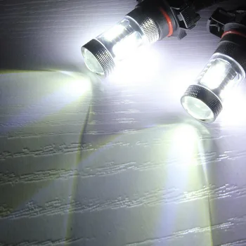ANGRONG 2x H16 PS19W 5202 9009 Lemputes, LED Projektorius SideLight Rūko Dienos Šviesos