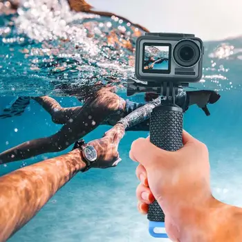 Atsparus vandeniui rankenos Selfie Stick Osmo Veiksmų Cam Nešiojamų Ištraukiamas Rankenos Laikiklis Laikiklis DJI Osmo Veiksmų Priedai