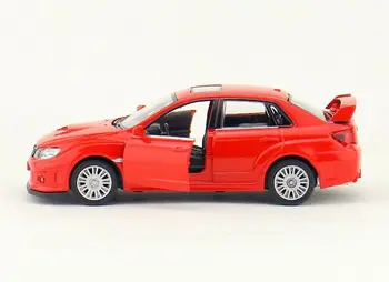 Aukštos Modeliavimas Išskirtinį Diecasts Žaislinės Transporto priemonės: RMZ Stiliaus miesto Automobilis Subaru WRX STI 2010 1:36 Lydinio Modelis Traukti Atgal ir Duris Atidaryti
