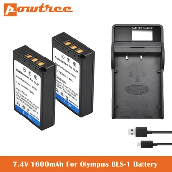 BLS-1 Baterija+Kroviklis Olympus PS-BLS1 BLS-1 PEN E-PL1, E-PM1 EP3 EPL3 Evolt E-420 E-620 E-450, E-400 E-410 Digital SLR Fotoaparatai