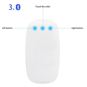 Bluetooth Mouse Belaidė Optinė Pelė 