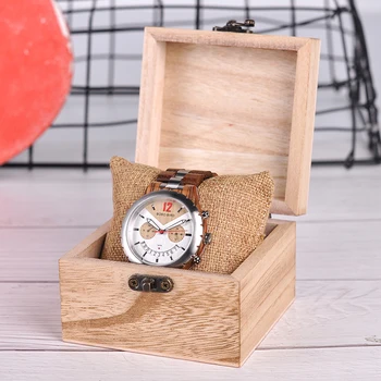 BOBO PAUKŠČIŲ Prabanga Woode Vyrai Laikrodžiai Top Brand Vandeniui Nerūdijančio Plieno laikrodis su Datos Ekranu orologi acciaio uomo