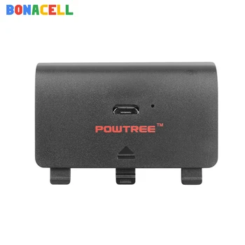 Bonacell 2 Baterijos + USB Kabelis, Skirtas XBOX VIENAS duomenų Valdytojas Įkroviklio Rinkinys Wireless Gamepad Joypad Įkrovimo Atsarginė Baterija