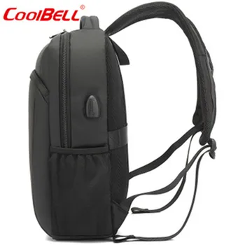 COOLBELL Backpack 15.6 Colių Nešiojamojo kompiuterio Kuprinė lauko Nailono, atsparus Vandeniui Anti-theft Studentų Kuprinė Mados Kelionių Verslo Kuprinė