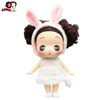 Ddung Lėlės 25cm Originali korėjos Padažu Pakeisti Lėlės Didelis BJD Doll Baby Bear Rabbit Gimtadienio proga Mergina Surinkimo Apdaila