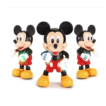 Disney Šokių Mickey Mouse Pav Veiksmų Modelis Pažangi Muzikos Robotas Švietimo Žaislai, Elektroniniai Pėsčiomis Šokių Robotas Dovanos