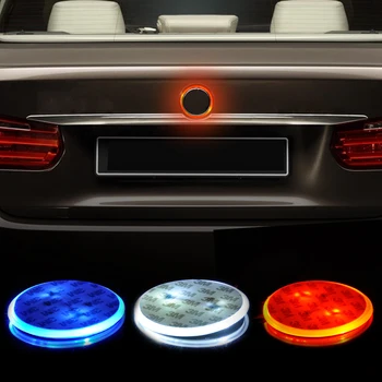 DWCX Automobilių 82mm Vandeniui Fone Uodega Ženklelis Emblema Logotipas LED Šviesos Lempos Lipdukas Auto Emblemų BMW 3 5 7 Serijos X3