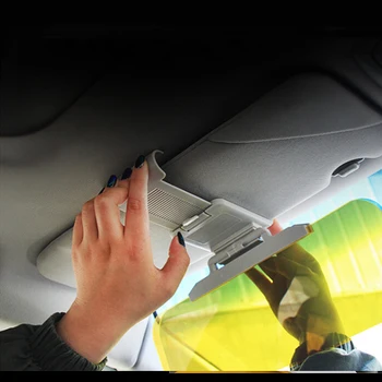 EAFC Automobilio Saulės Skydelis HD Anti Saulės Apakinti Akiniai Dieną Naktinio Matymo Veidrodis Vairavimo UV Kartus Apversti Žemyn Aiškus Vaizdas